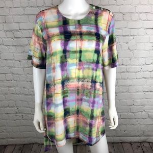 Melissa McCarthy Seven7 High-low Blouse